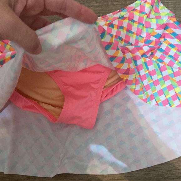 🧡 girl’s Lands’ End swim skirts set of 2 - Picture 7 of 9